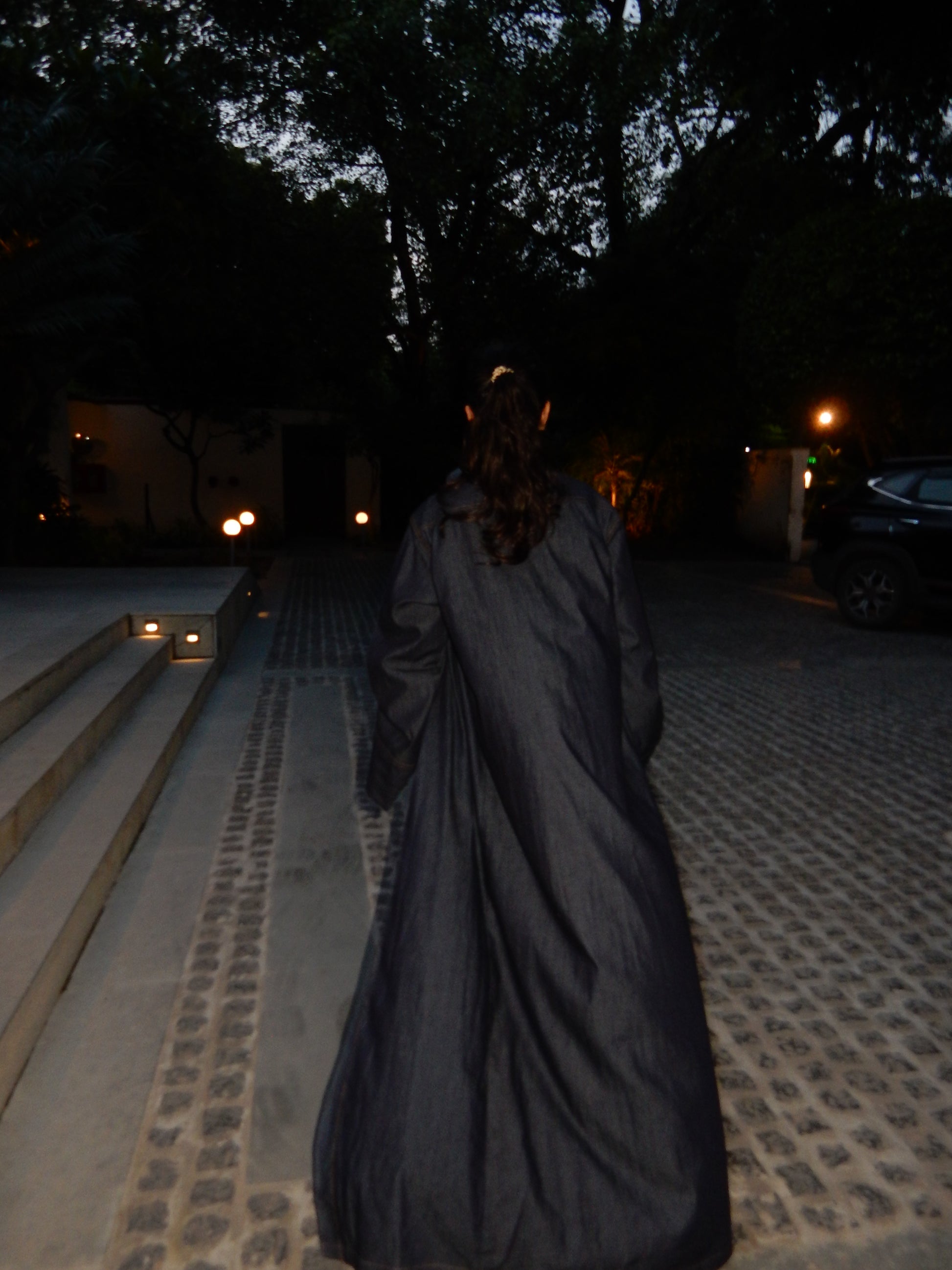 Avery Denim Shirt Abaya
