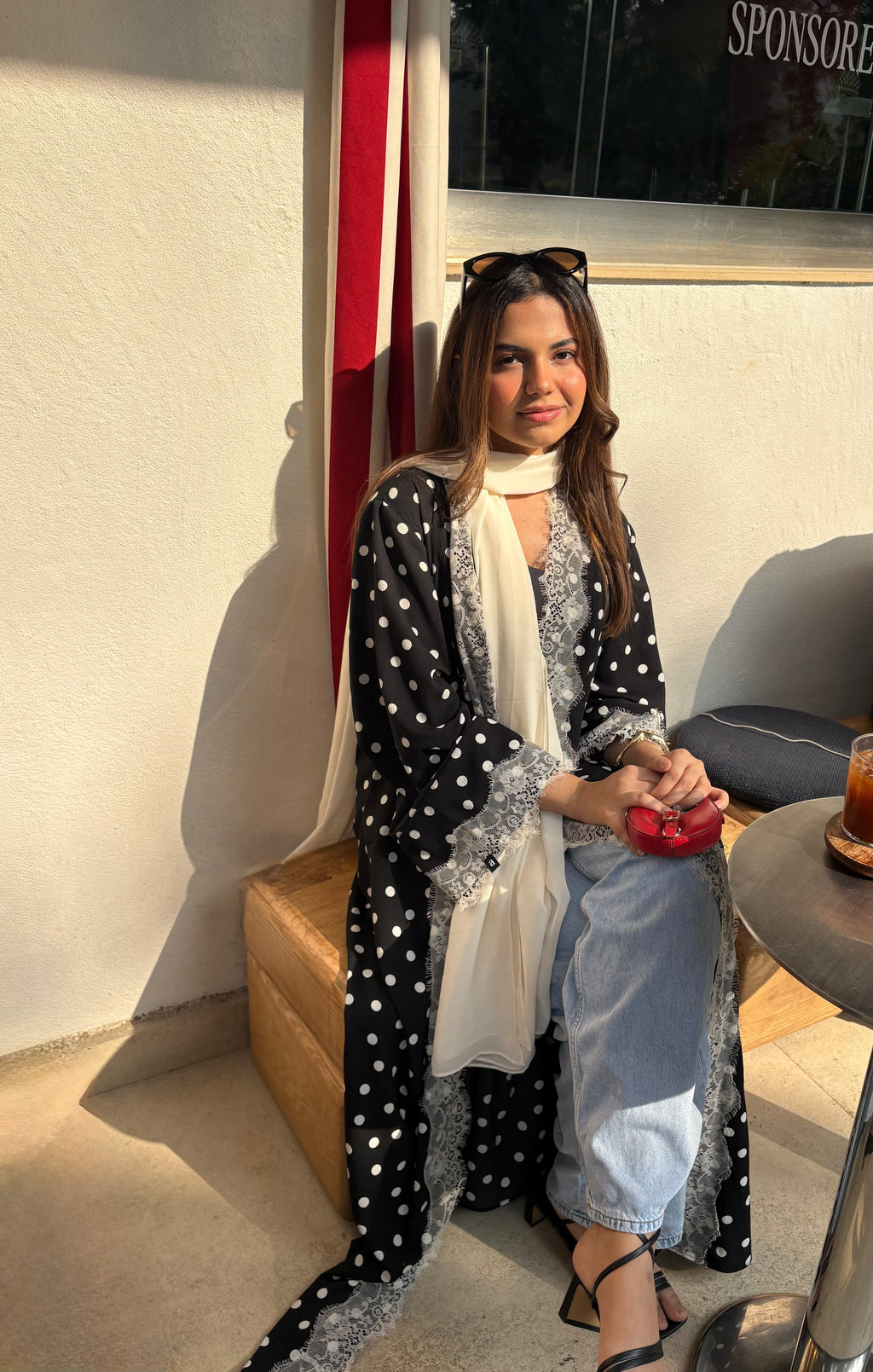 Amani Polka Dot Abaya