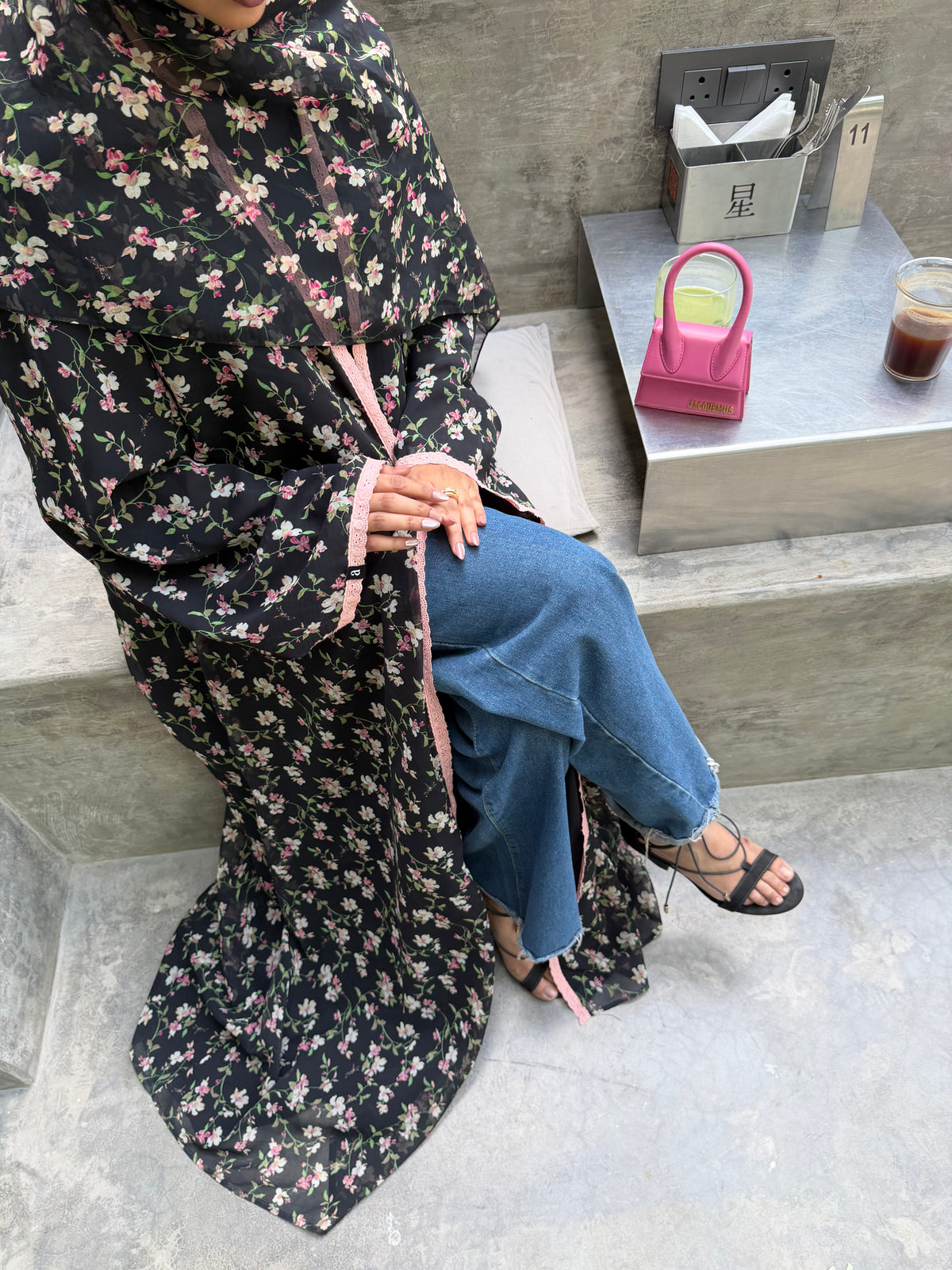Clara Floral Abaya
