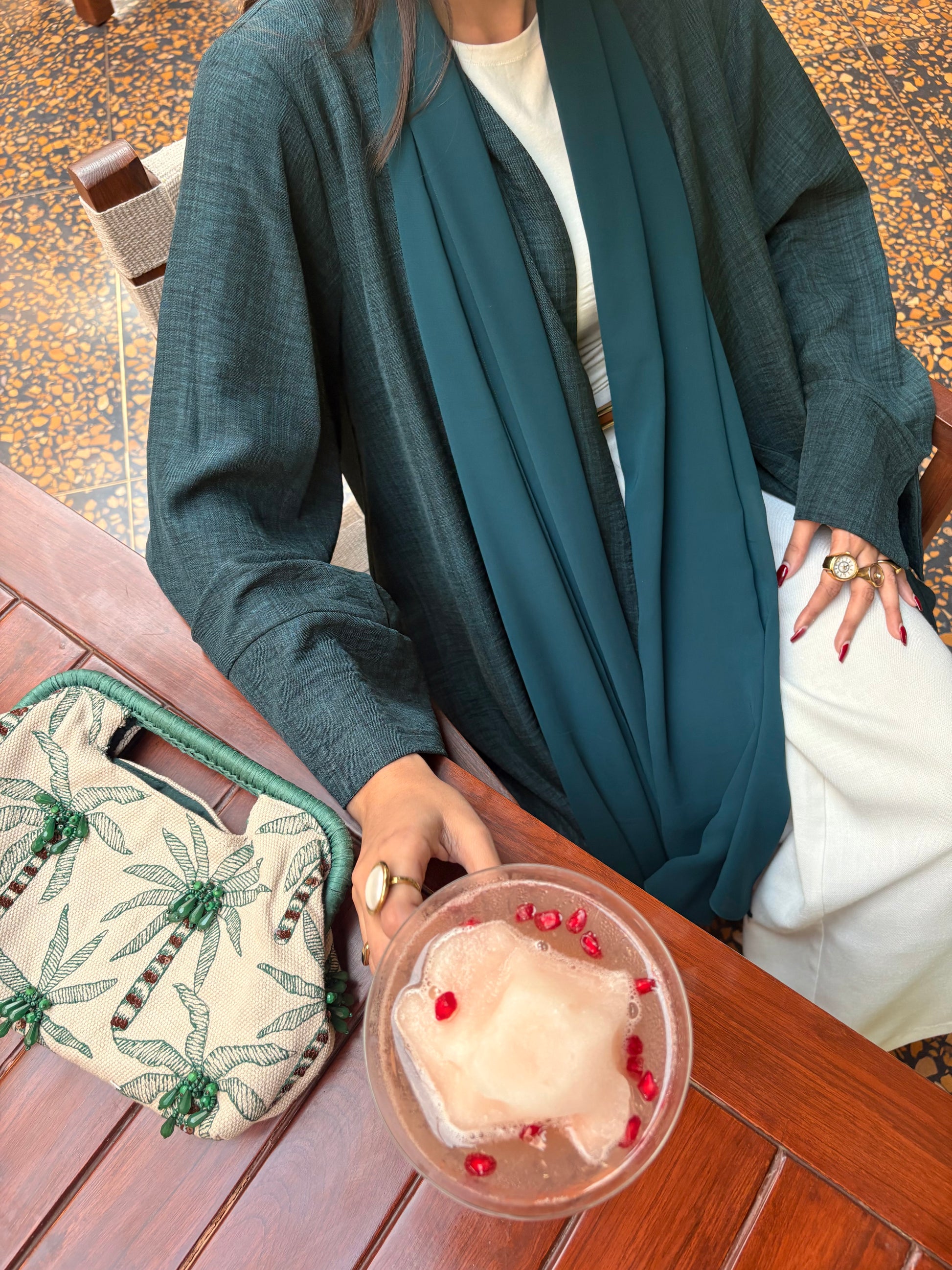 Khayal Abaya (Green)