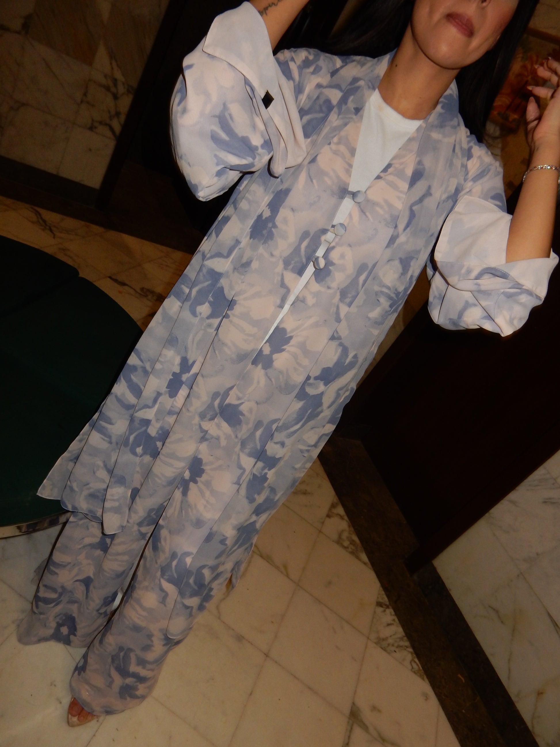 Naziya Printed Abaya