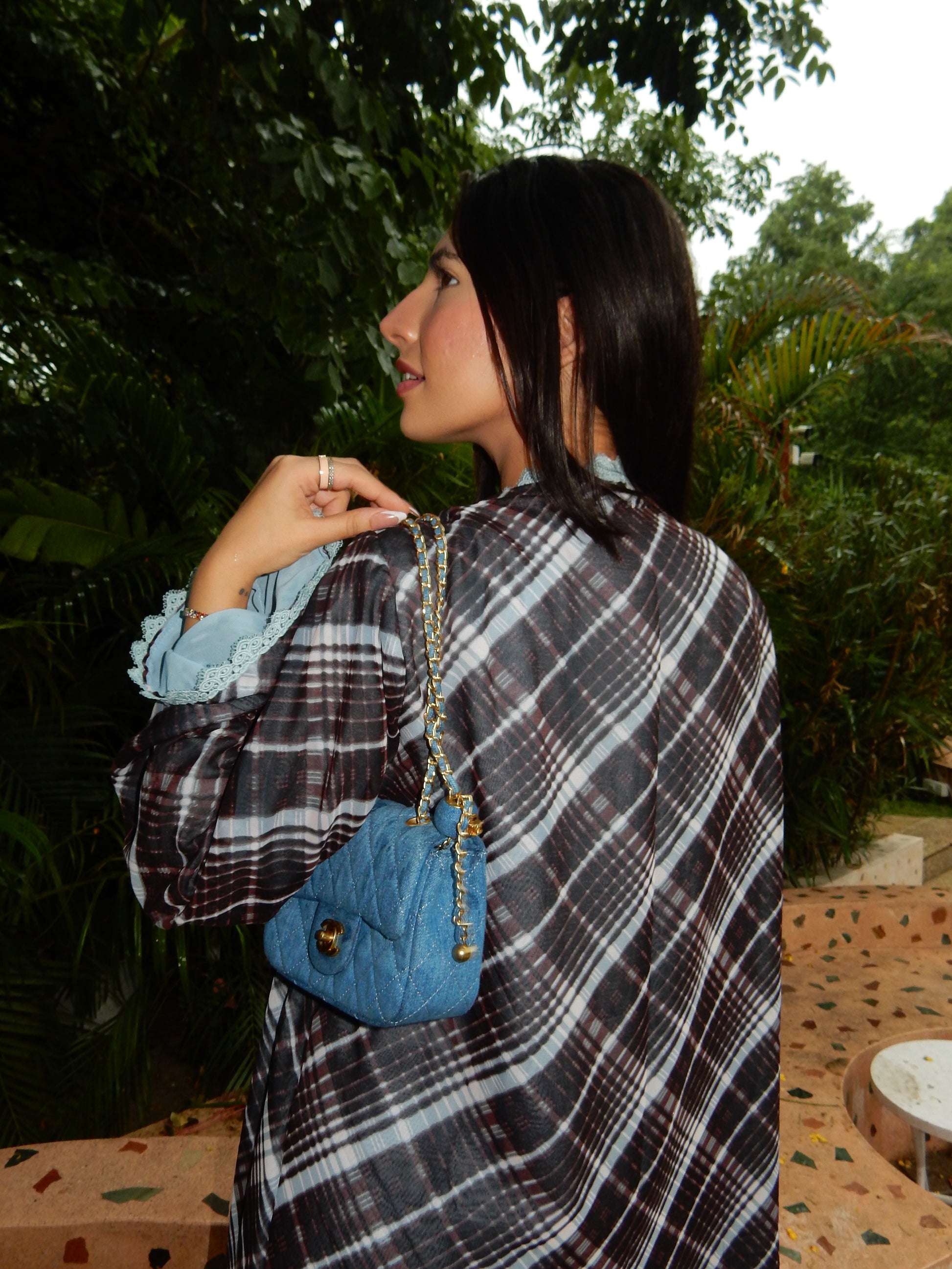 Leena Printed Abaya