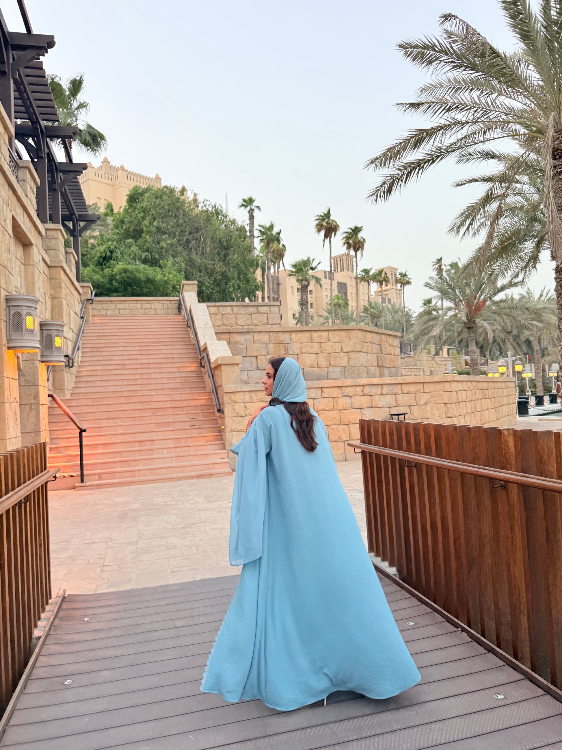 Mehr Lace Abaya
