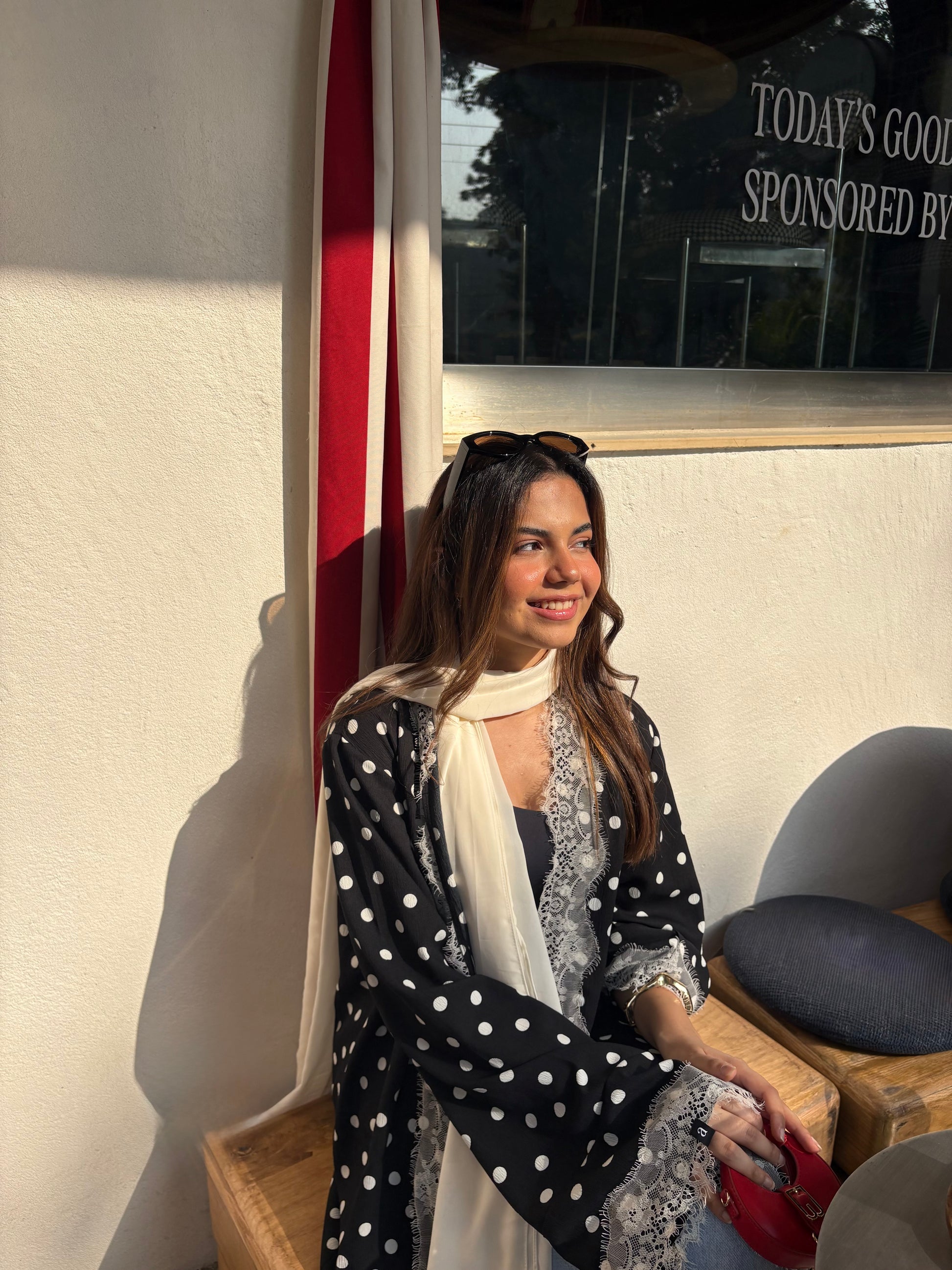 Amani Polka Dot Abaya