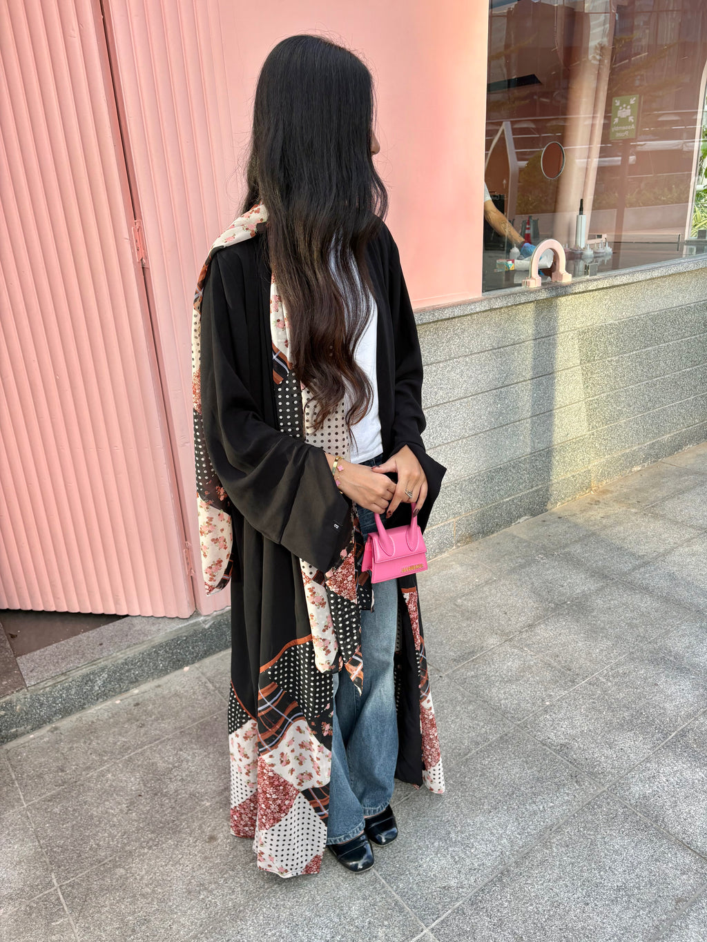 Merve Double Tone Abaya
