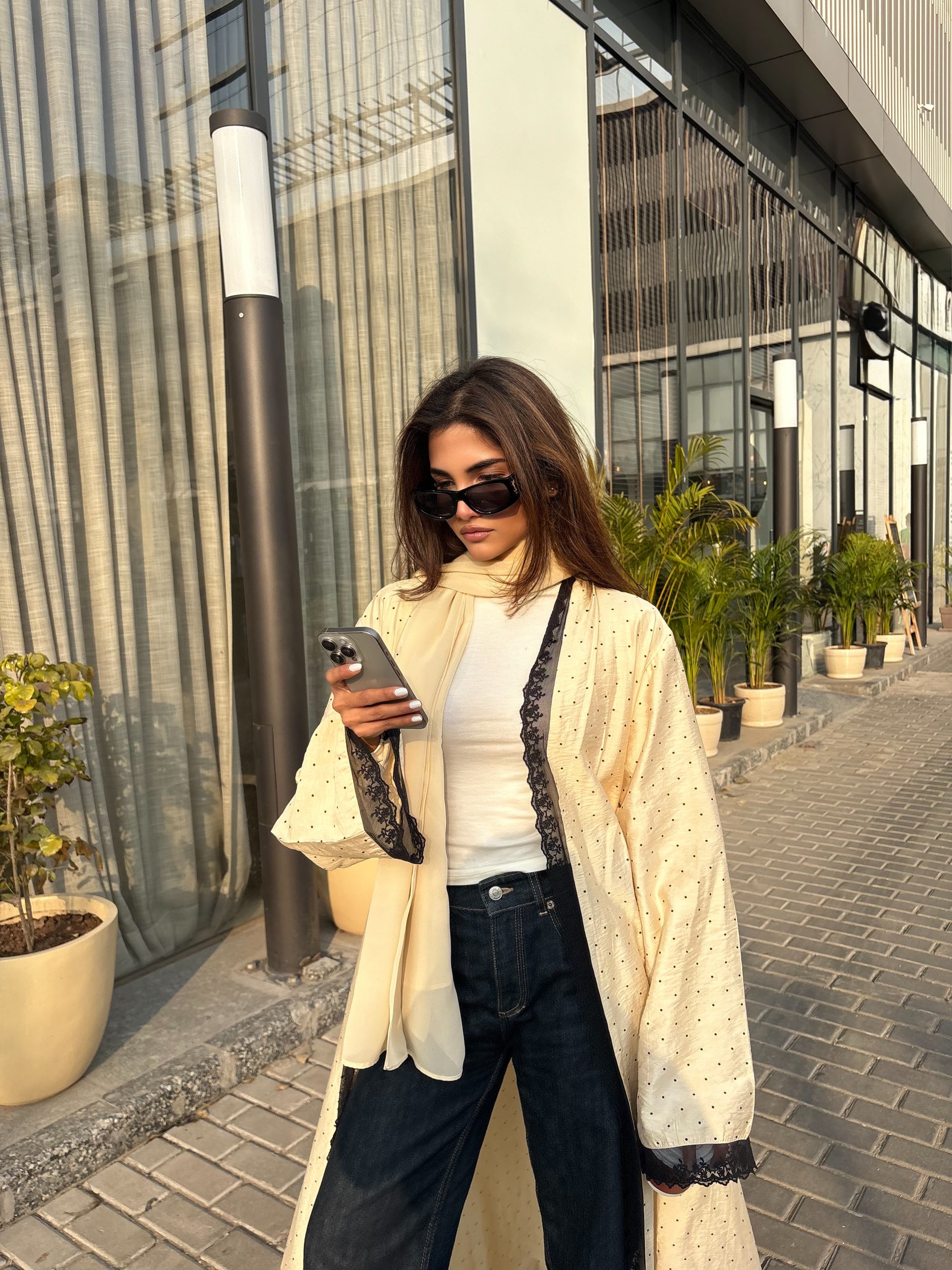 Sakina Polka Dot Abaya