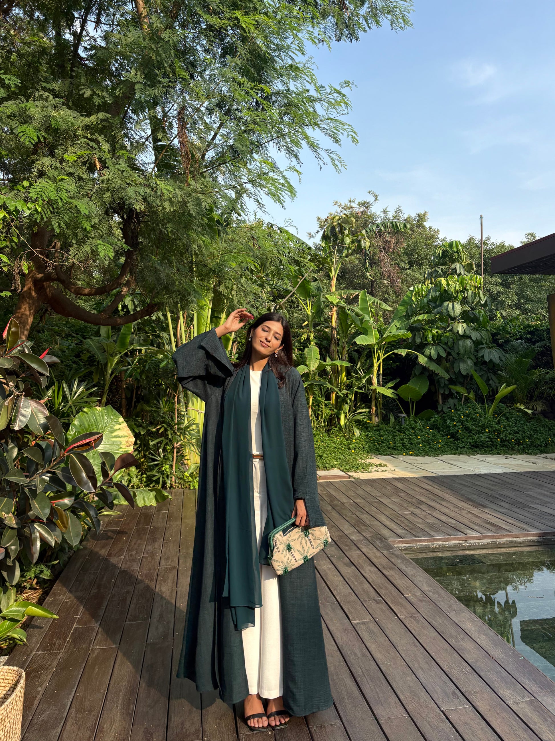 Khayal Abaya (Green)