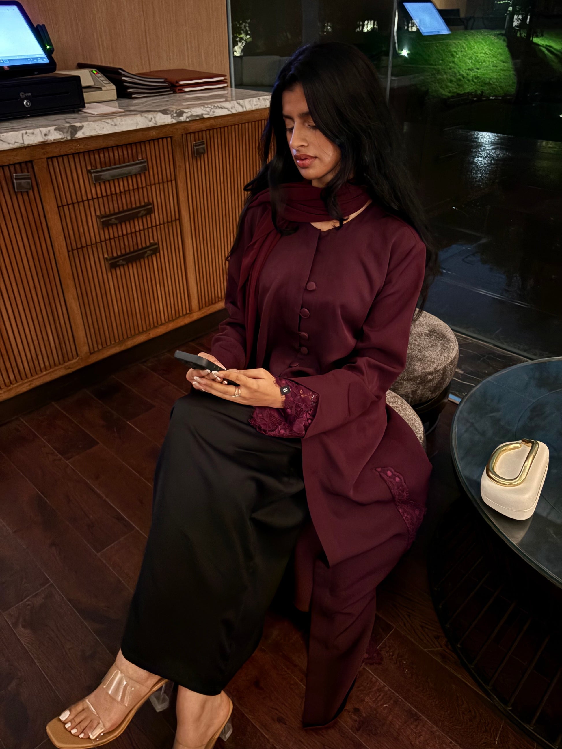 Cidra Buttoned Abaya