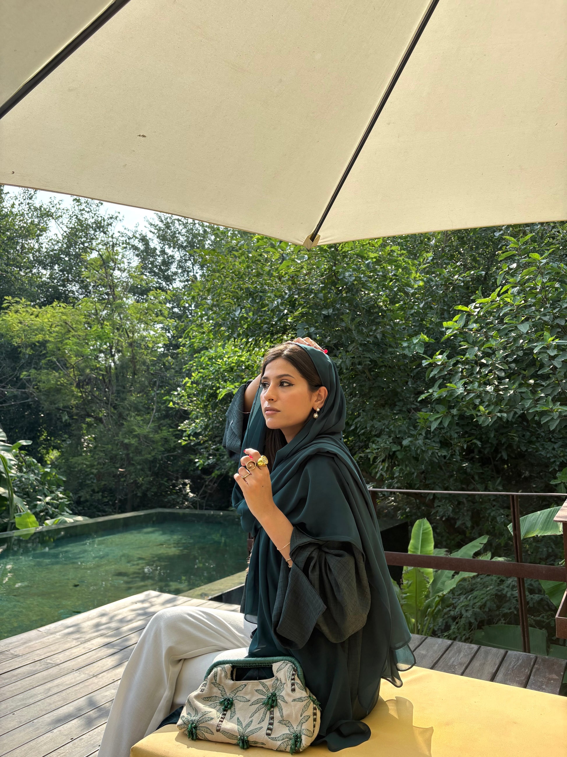Khayal Abaya (Green)
