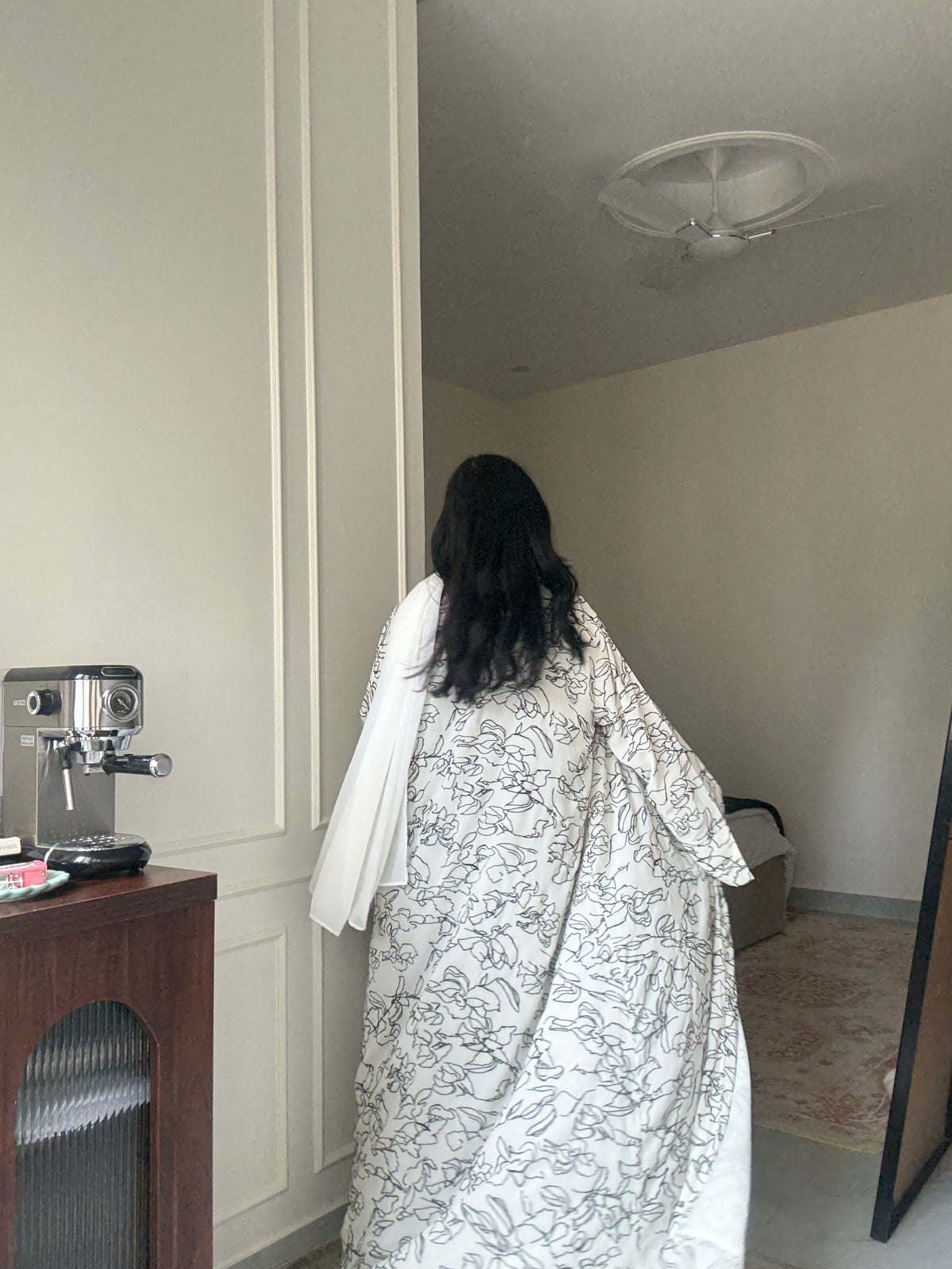 Asiya Printed Abaya