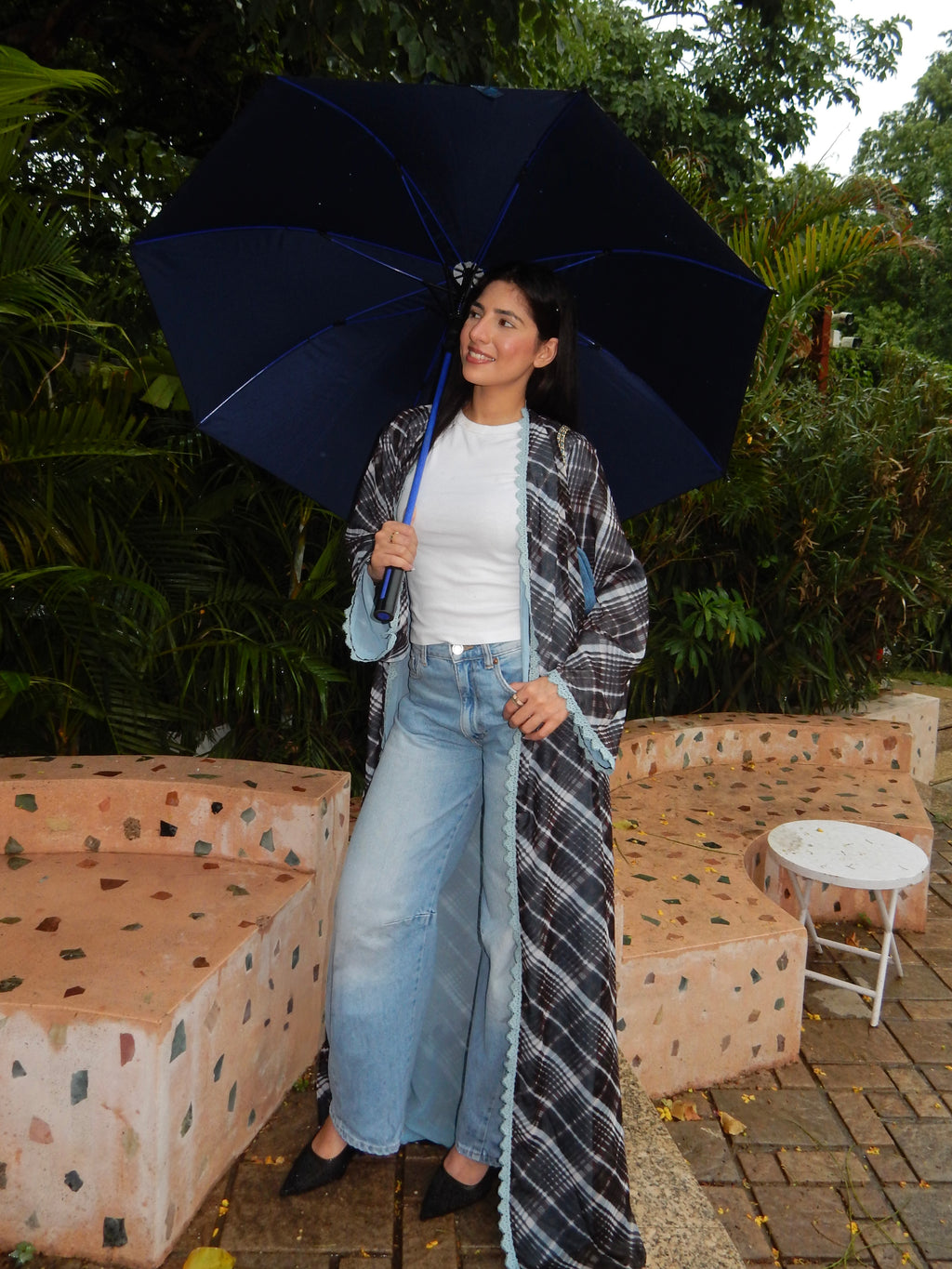 Leena Printed Abaya