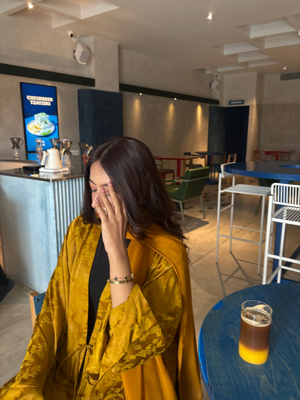 Shehed Satin Tie Up Abaya