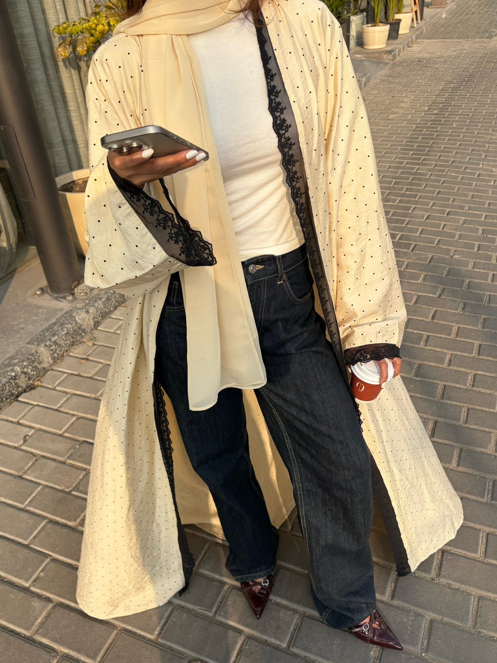 Sakina Polka Dot Abaya