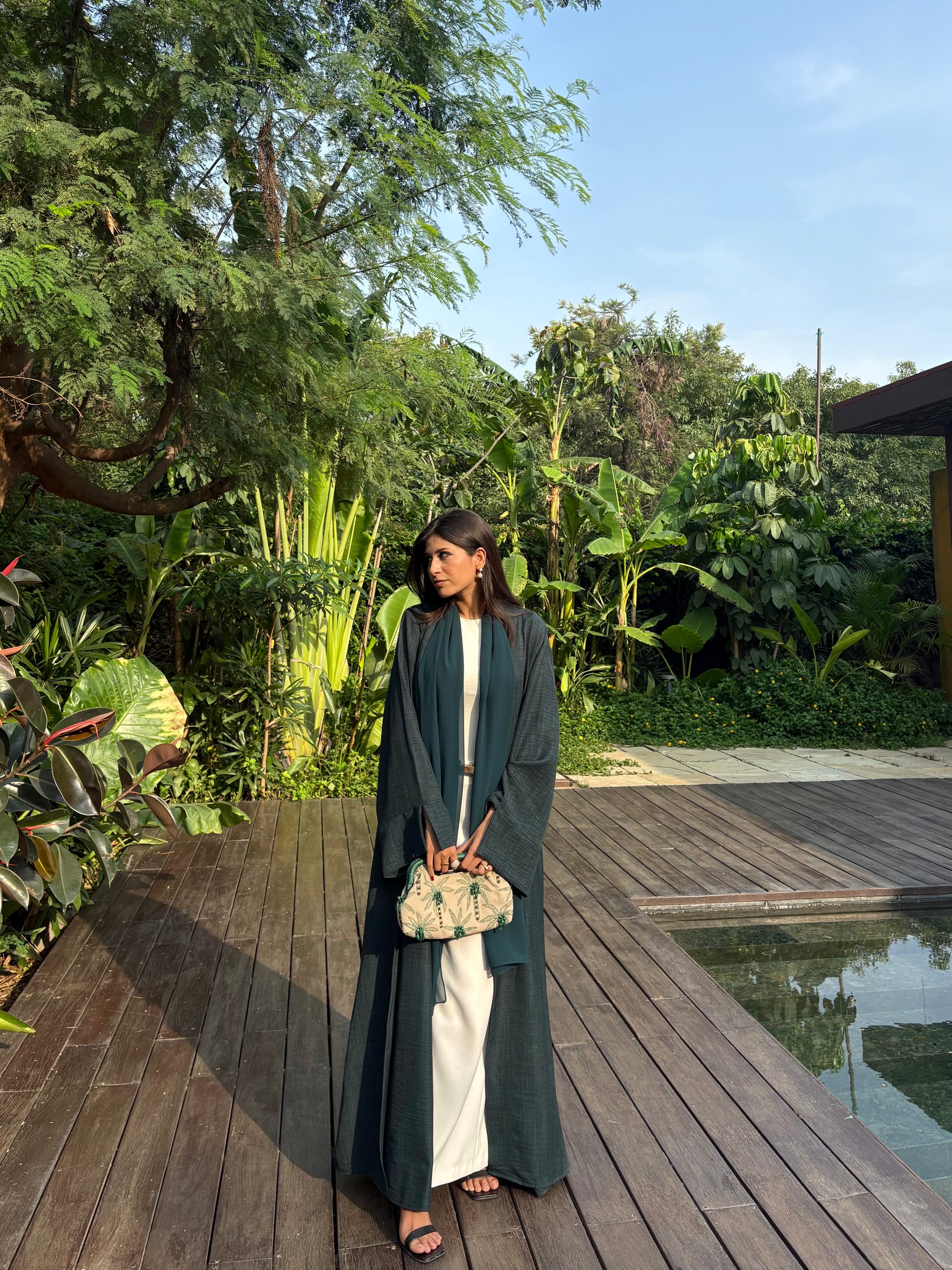 Khayal Abaya (Green)