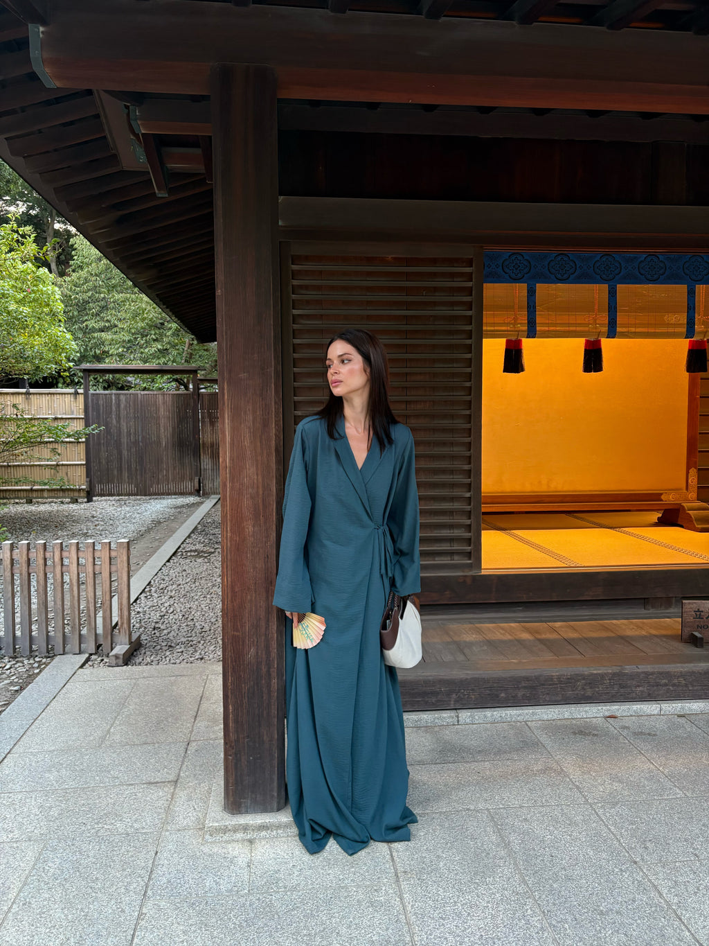 Miren Linen Wrap Around Abaya