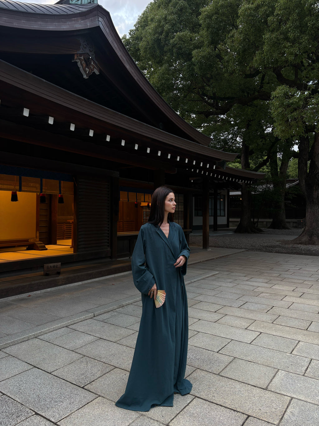 Miren Linen Wrap Around Abaya
